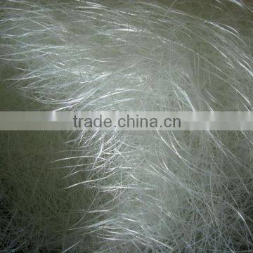 Waste fiberglass yarn