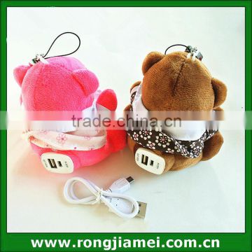 Plush Bear Shape Doll Portable Power Bank Charger 5200mAh mobile power Gifts                        
                                                Quality Choice