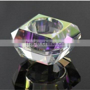 professional Handmade crystal diamond candle holders