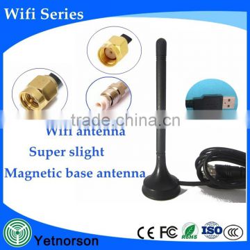 Low price magnetic wifi antenna SMA/TS9/USB external wifi antenna for dongle