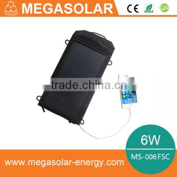 mini solar mobile phone charger 6W 5V 1A