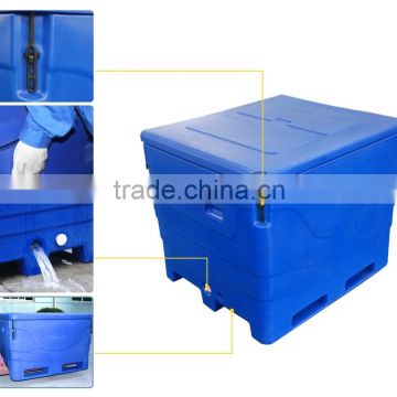 Isothermal fish Bins, Insulated fish bins 1000Lt-600Lt-400Lt capacity