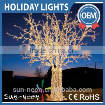 10ft Xmas Luxury Shining Color-changing Optical Fiber Led Christmas Tree