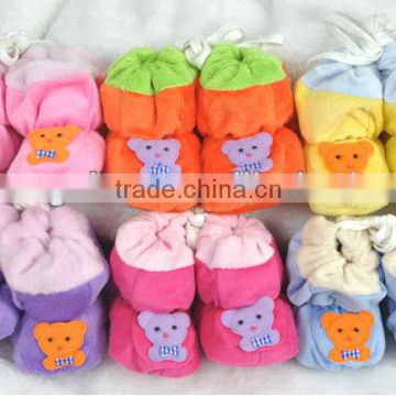 2014 kinds of wholesale kid plush baby indoor slipper