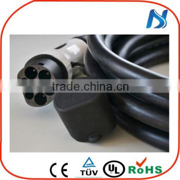 Isolated Ground Grounding and Plug with Socket Type iec 62196 electric car charging cables