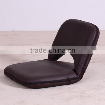 PU leather folding chair without legs