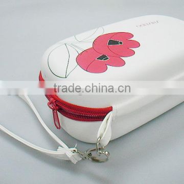 GC--Fashion good design white cute handle EVA cosmetic case
