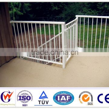 Factory direct maintenance free exterior stair railing design