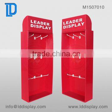 OEM& ODM factory price cardboard hook display stand for hanging items