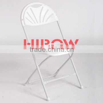 outdoor armless used stacking cheap plastic folding chair D002