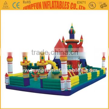 For rental inflatable air playground/durable inflatable fun city/Jumping house big games