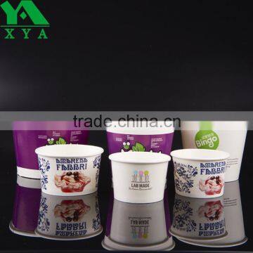 custom printed logo disposable food to go cold cups