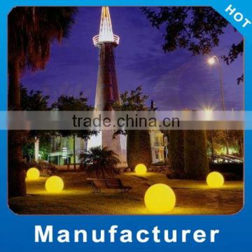 different sizes color changing outdoor use rubber bouncy led balls