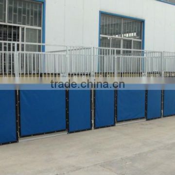 Galvanized or PVC horse stable frame