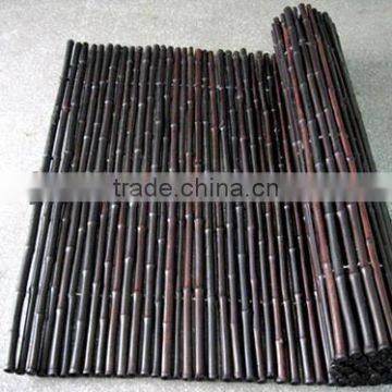 eco-friendly natural black bamboo fence