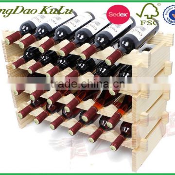 wholesale dispaly wooden wine shlef, modified wooden wine shlef for sale