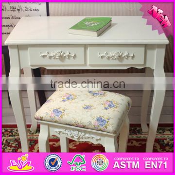 2016 wholesale cheap Luxury bedroom solid wooden vanity table W08G189