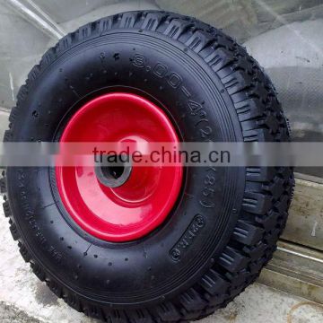 Multipurpose pnenumatic rubber wheel 6.00-6 for wheelbarrow,trolley