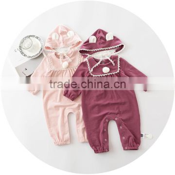 S17703A 2017 Children's Clothing Pajamas Newborn baby rompers