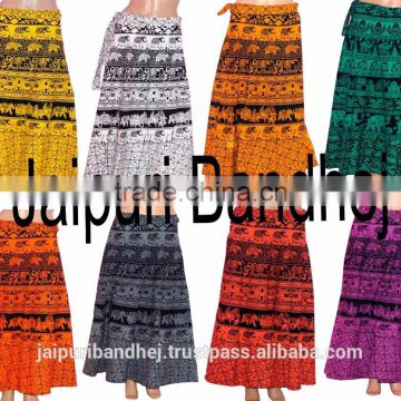 Long Beach Skirts, Indian Style Wrap Around Skirt 152