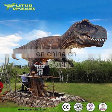High Animatronic Mechanical T-Rex Dinosaur Of Amusement Park Equipment