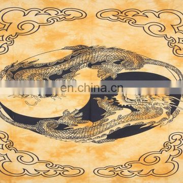 Indian Dragon Decorative Energetic Wall Hanging Tapestry Cotton Poster