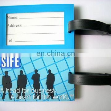 New arrived Cheaper beautiful eco-friendly soft pvc luggage tag for decoration