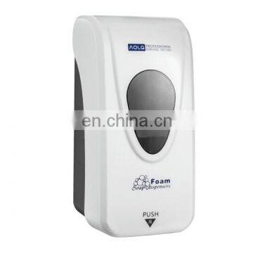 Plastic hand sanitizer dispenser manual kitchen foam soap dispenser wall