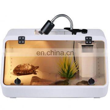 Intelligent temperature light control reptile lizard turtle hamster acrylic breeding box Ecological aquarium tortoise tank