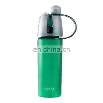 2020 Unique Sport Spray Water Bottle Plastic Frosted Bottle With Custom Logo