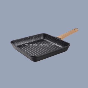Non-stick Die Cast Aluminium Grill Pan with Marble Coating