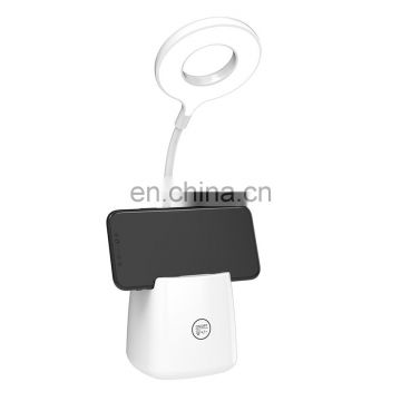 Multi-functional Creative LED Touch Lamp With Pen Mobile Holder Office Home Table Light