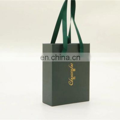 Custom Color Size Design Logo Printed Luxury Paper Cardboard Folding Boxes Packaging Green printed packaging paper