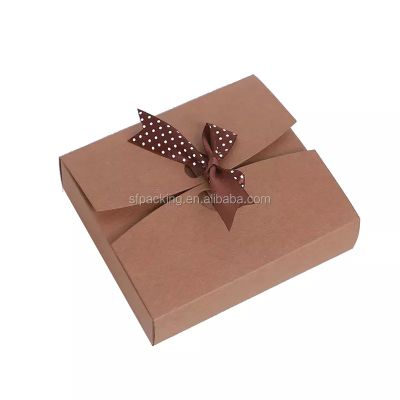 customized brown Kraft paper corrugated drawer gift box