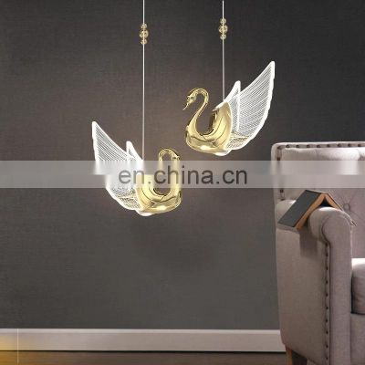 Chandelier Hanging Lamp Livingroom Bedroom Silver Gold Copper Rose Gold Pendant Light