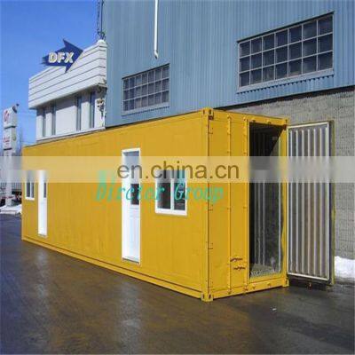 2021 construction site container office custom color green yellow 20 feet container house