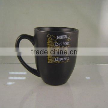 Ceramic black mug