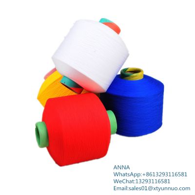 70d/36f 100% Polyester Yarn 100% Recycled Eco-friendly Colorful Dty 150/48