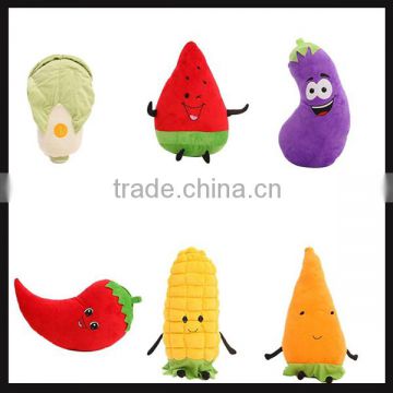 stuffed plush vegetables and fruits toys of carrot toy
