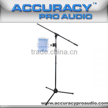 Tripod Microphone Ipad Floor Stand With Mic Boom MS133-SLIP-IPAD-B