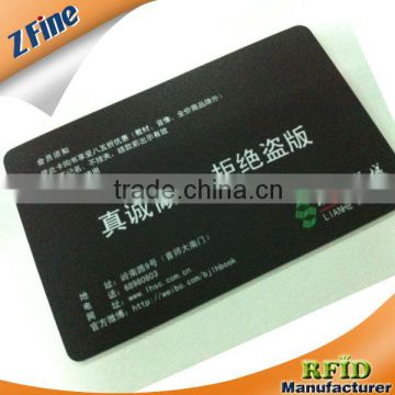 2013 hot selling Proximity 125Khz rfid EM TK4100 ISO PVC Smart card for club or hotel