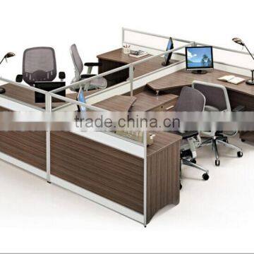 Modern Style Aluminum Partition Office Cubicle Workstation (SZ-WS244)