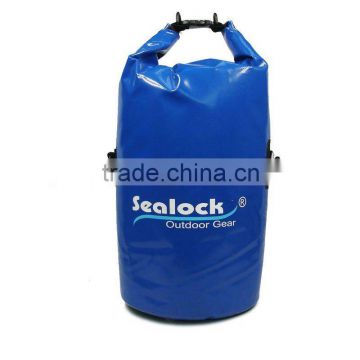 blue waterproof cooler bag for picnic or frozen food