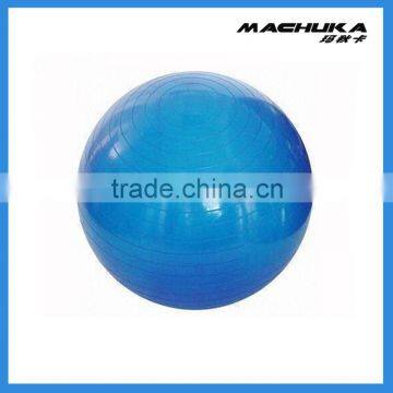 MACHUKA Customized soft 90cm purple pvc gym yoga fitness balls with custom logo