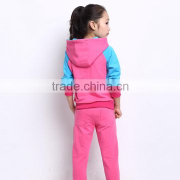 spring and autumn children's clothes sets kids girls velvet suit baby sports wear clothes suits