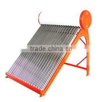 no pressurized all glass double vacuum heat pipe solar water heater