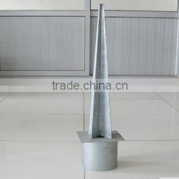 Concrete-in Round Fence Post Support