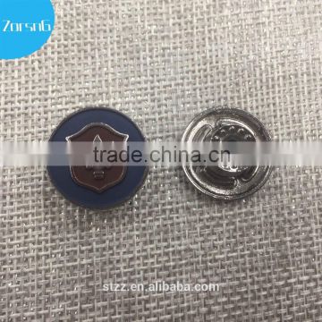 Latest tauren hallow out jeans metal button for jeans