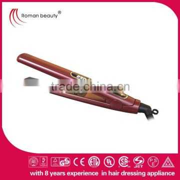 25s fast heat certificated floating ion hair straightener