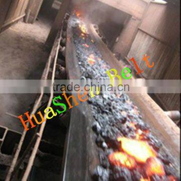 HR150 grade higher temperature resistant conveyor belt for clinker coke drylime clay